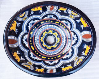 Medium Talavera Hand Basin 66 PRE ORDER