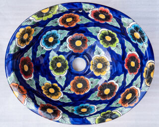 Medium Talavera Hand Basin 68 PRE ORDER