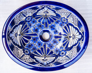 Medium Talavera Hand Basin 70 PRE ORDER