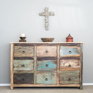 Boho Rustic 9 Drawers B