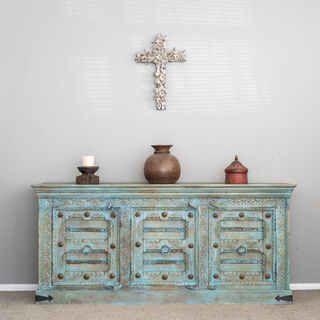 Blue Kerala Sideboard