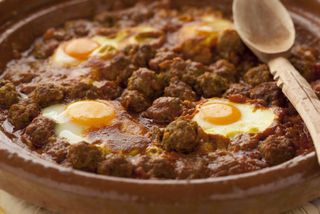 Egg and Kefta Tagine