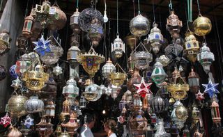 But my ceiling is too low for Moroccan lanterns. Think again!