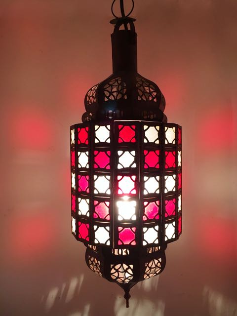 Medina Lantern Red