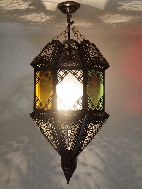 Boho Moroccan Lantern Coloured
