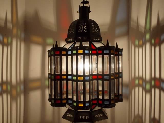 Colourful Moluidut Lamp: large