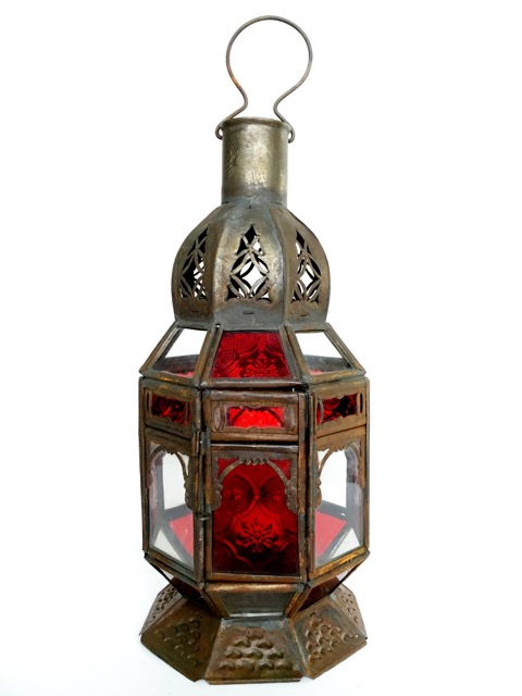 Moroccan Lamp: red - furniture - lighting - decor