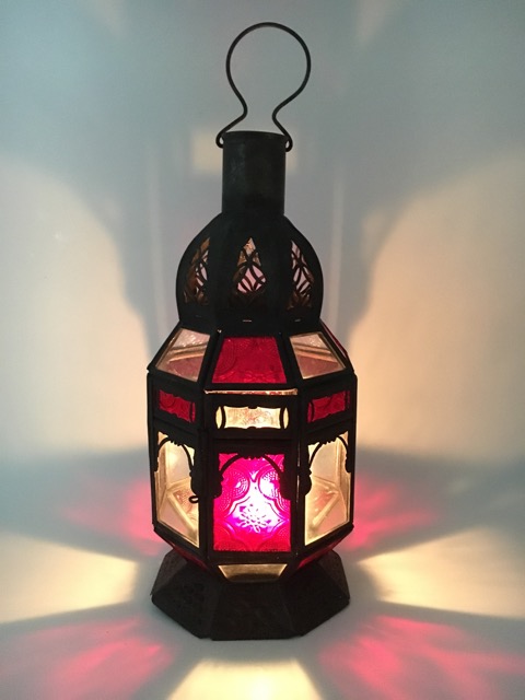 Moroccan Lamp: red