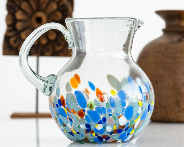 Blue Confetti Jug - furniture - lighting - decor