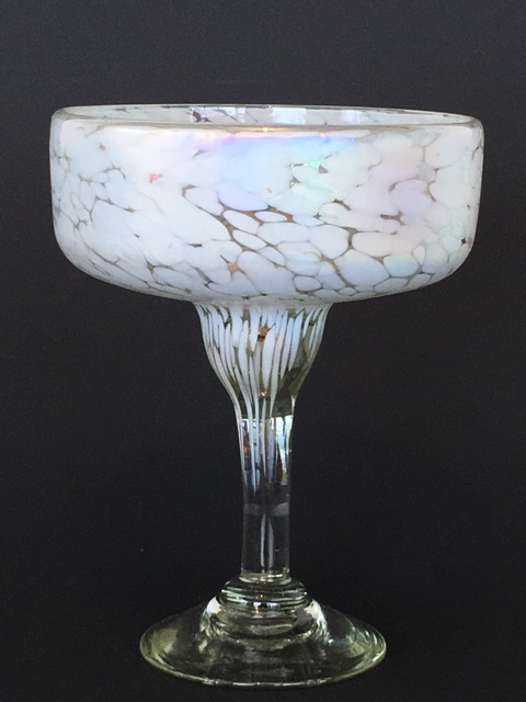 White Confetti Cocktail Glass