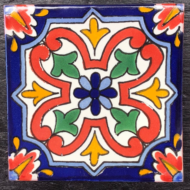 Franca Tile Furniture Lighting Decor, Hand Painted Mexican Tiles