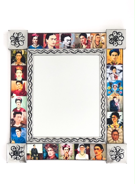 Frida Tin Mirror Large
