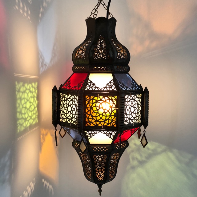 Adilah Lantern Coloured Large