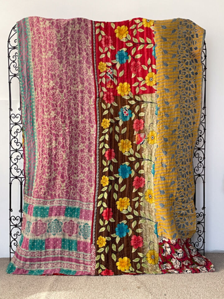 Vintage Kantha Quilt 1