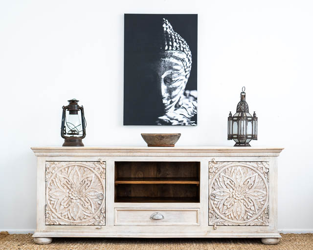 Mandala Tv Cabinet Or Low Sideboard Furniture Lighting Decor