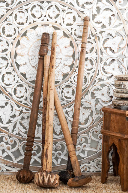 Large Vintage Indian Grinder Sticks