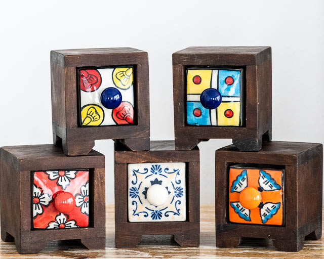 Single Ceramic Spice Drawer Furniture Lighting Decor