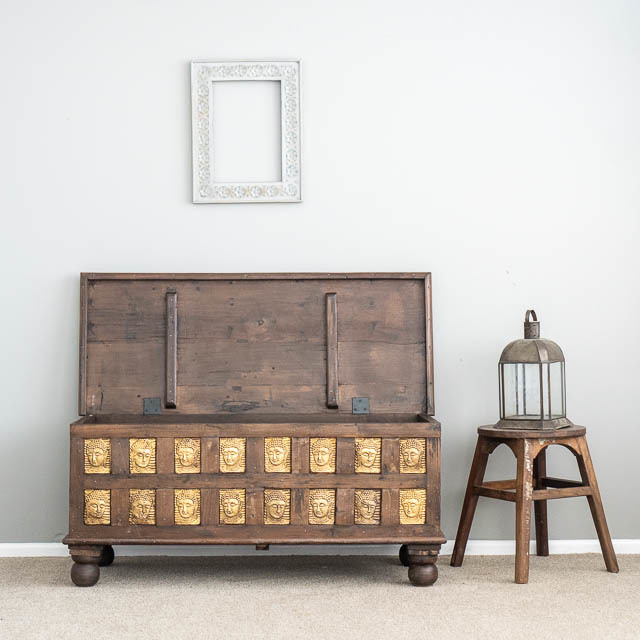 Carved Blanket Box Made From Reclaimed Teak Carved Blanket Box Made From Reclaimed Teak