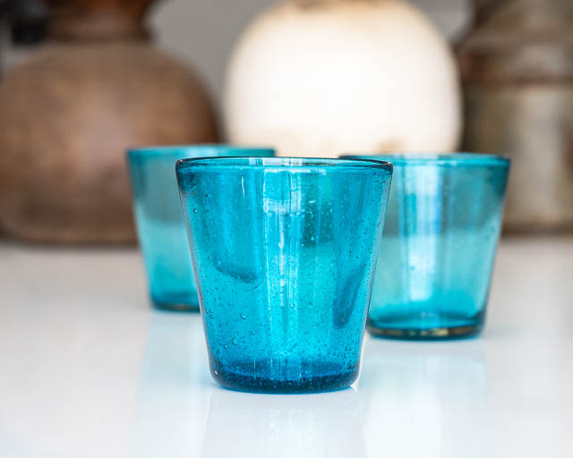 Turquoise Ocean Glass