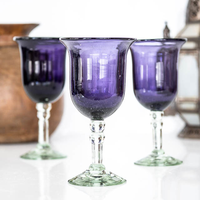 Saga Purple Goblet
