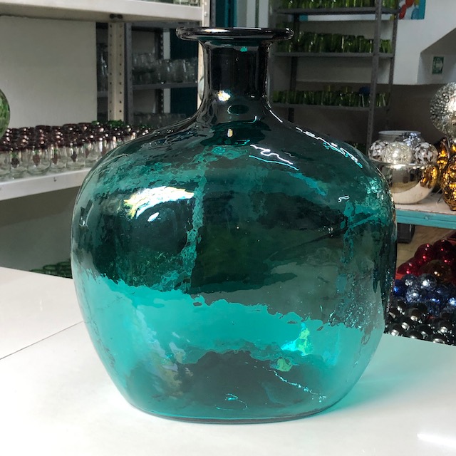 Large Mexican Vase Teal