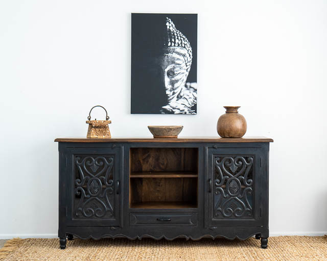 Harper TV Cabinet or Low Sideboard Charcoal