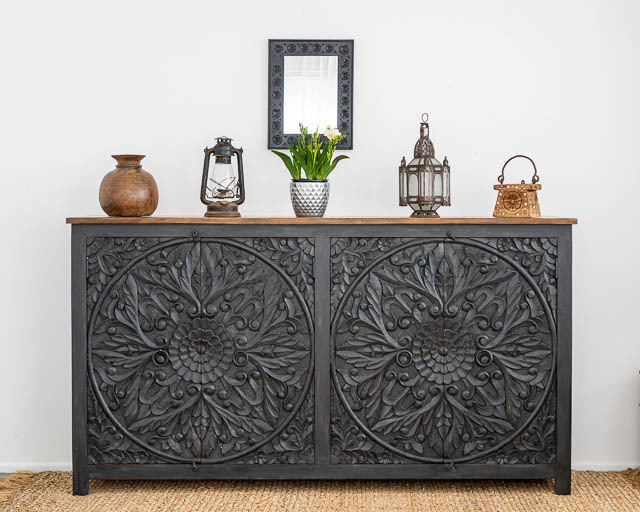 Mandala Sideboard Large Charcoal