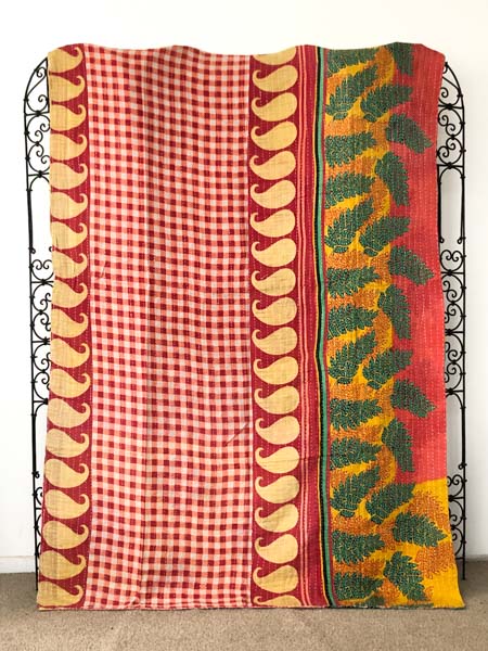 Vintage Kantha Quilt 6