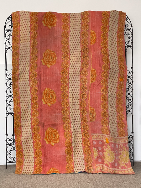 Vintage Kantha Quilt 12