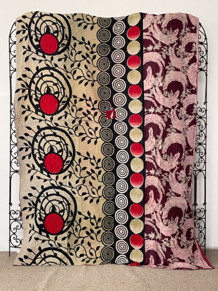 Vintage Kantha Quilt 22