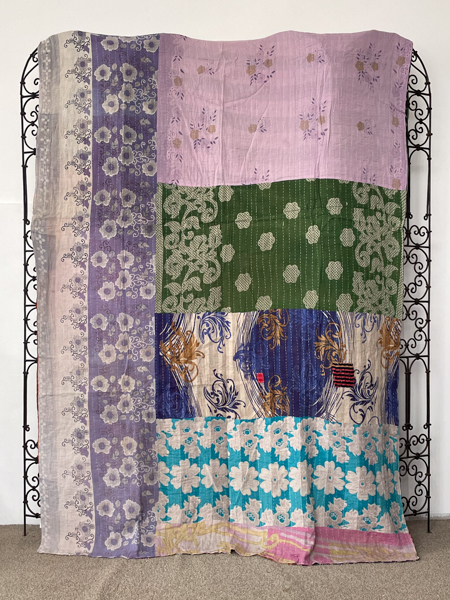 Vintage Kantha Quilt 23