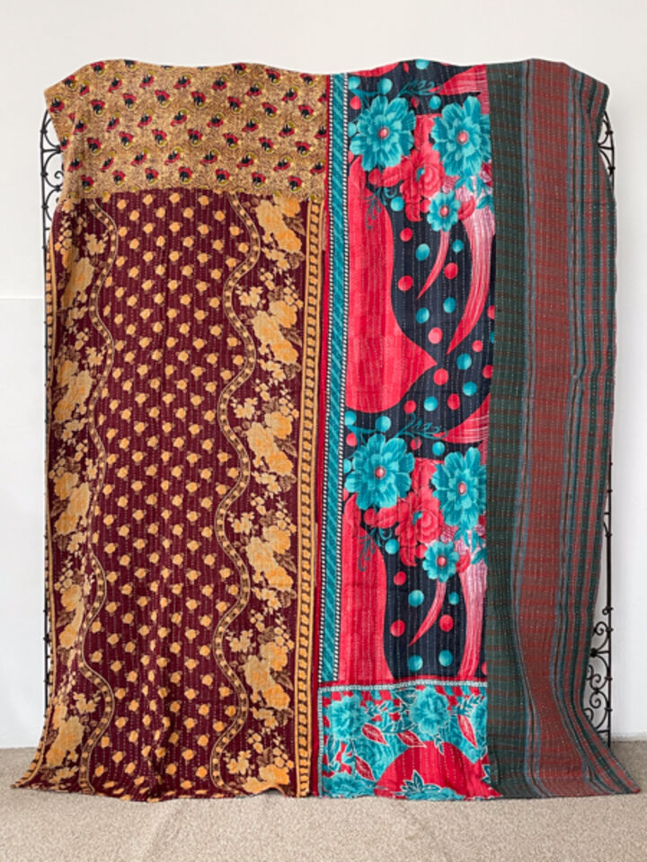 Vintage Kantha Quilt 25