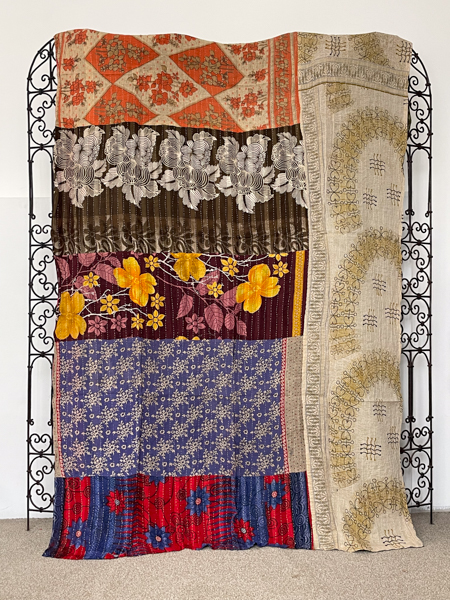 Vintage Kantha Quilt 29