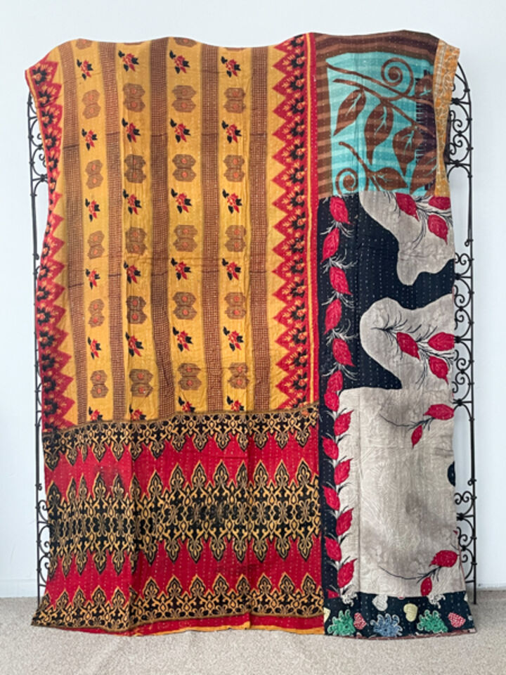 Vintage Kantha Quilt 31