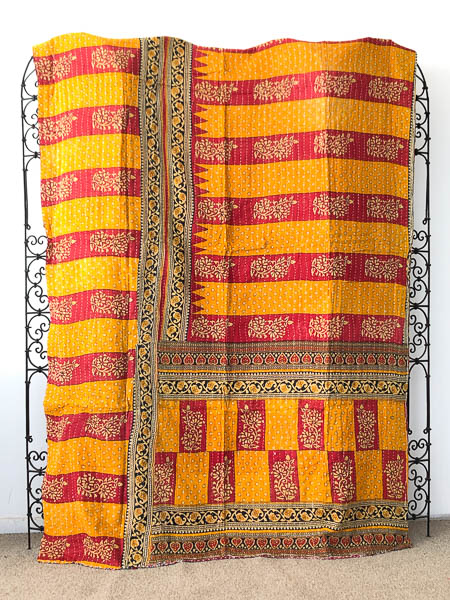 Vintage Kantha Quilt 33