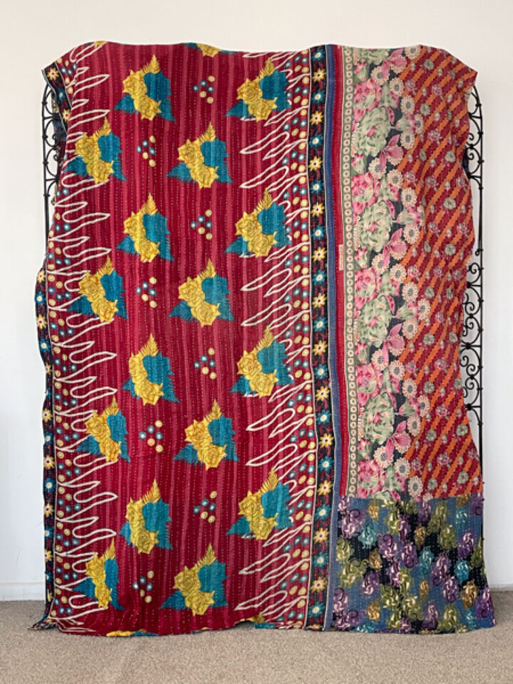 Vintage Kantha Quilt 34