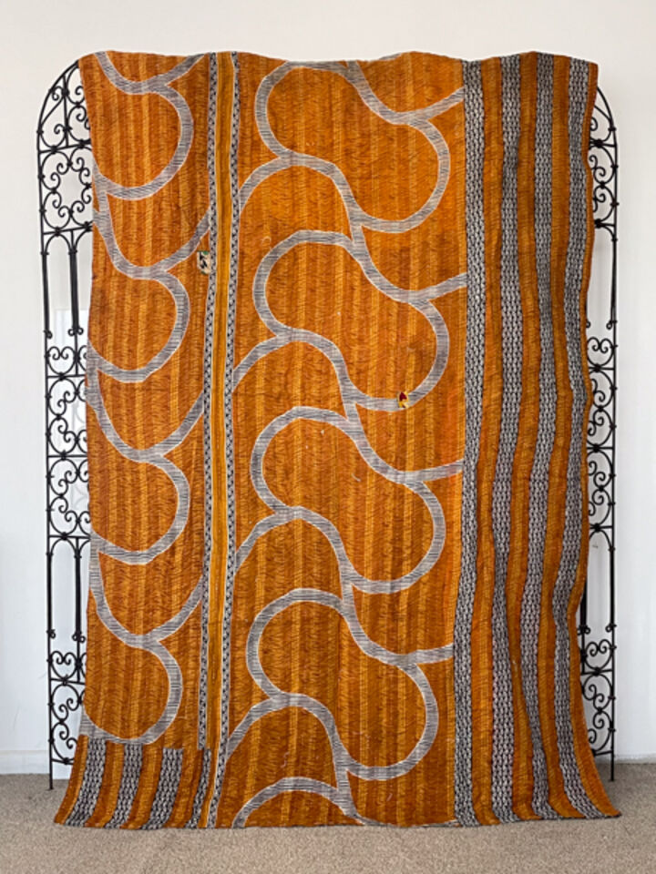 Vintage Kantha Quilt 37