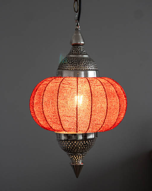 Moroccan Pendent Orange Night Lamp