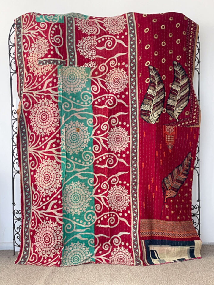 Vintage Kantha Quilt 53