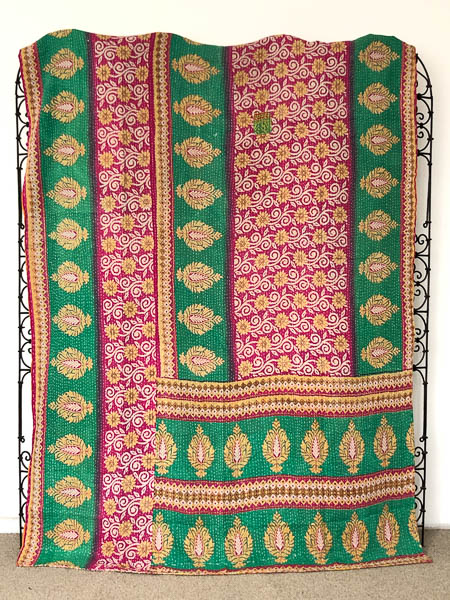 Vintage Kantha Quilt 55