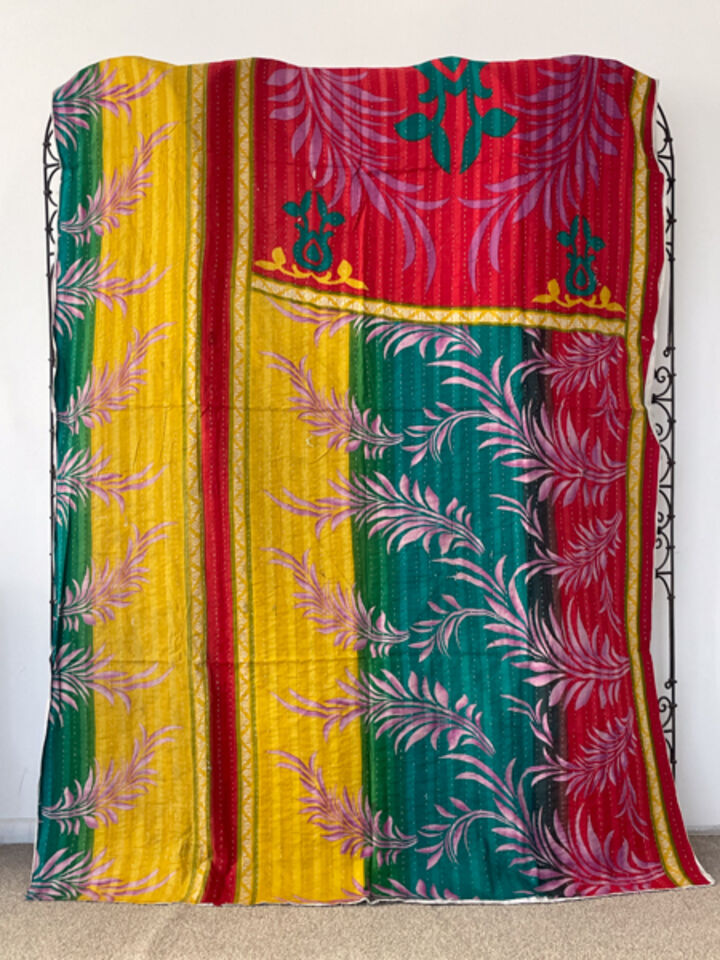Vintage Kantha Quilt 62