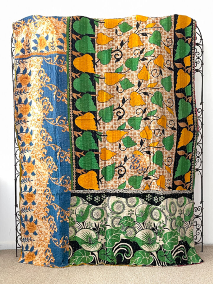 Vintage Kantha Quilt 63