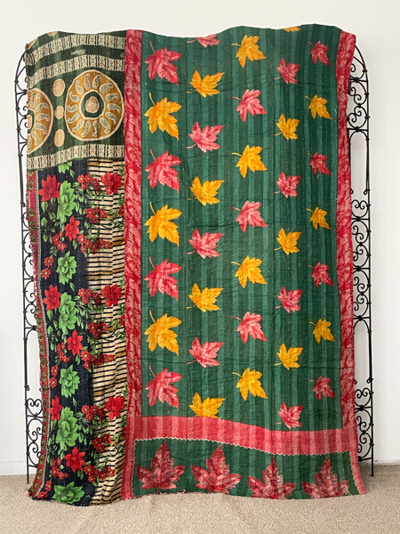 Large kantha quilt 2025