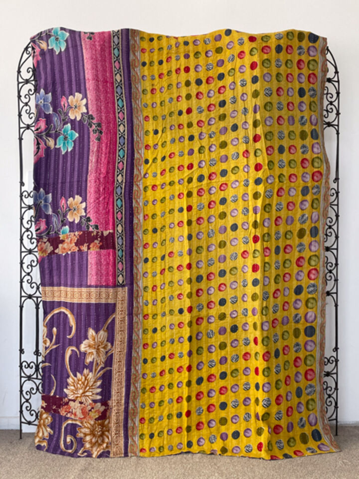 Vintage Kantha Quilt 67
