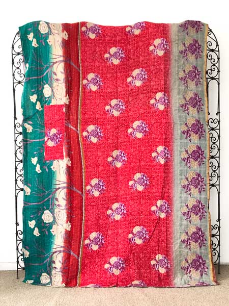 Vintage Kantha Quilt 74