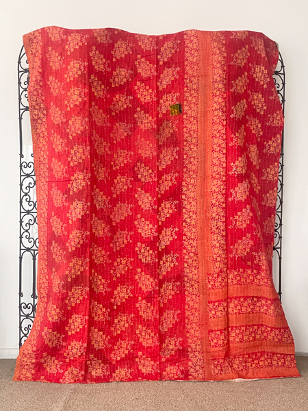 Vintage Kantha Quilt 81