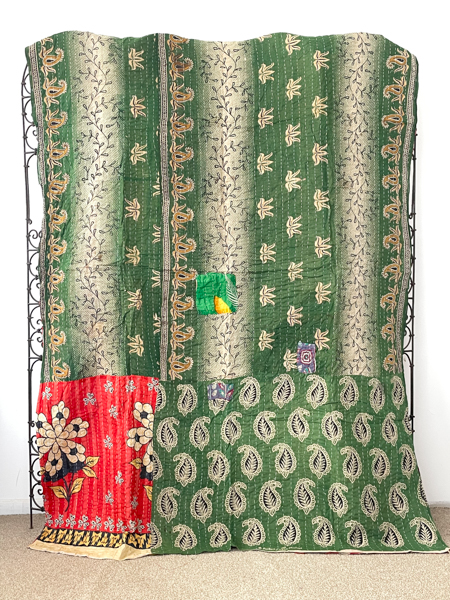 Vintage Kantha Quilt 82