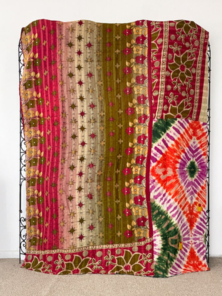 Vintage Kantha Quilt 83