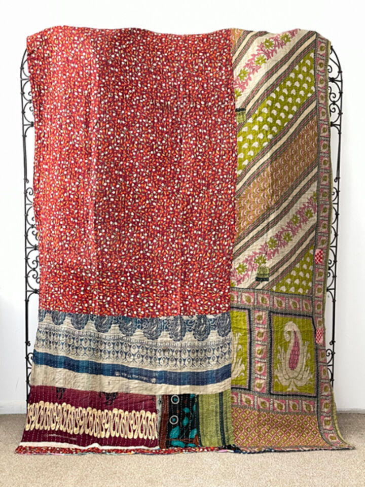 Vintage Kantha Quilt 88