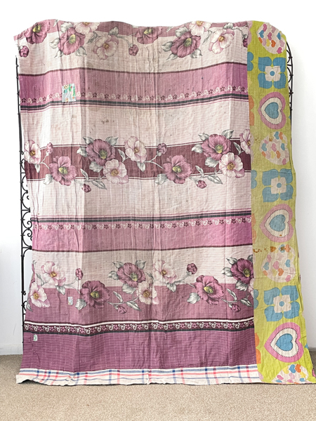Vintage Kantha Quilt 92